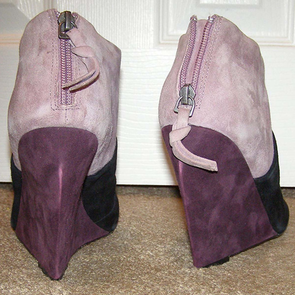 New Jean Michel Cazabat suede bootie 9 purple - Picture 6 of 8